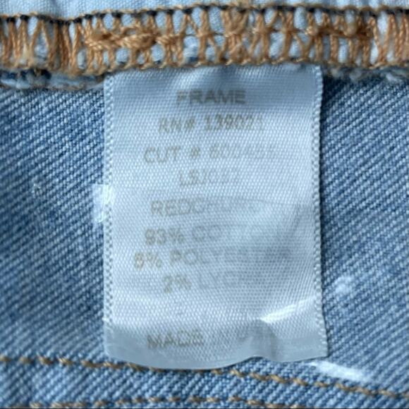FRAME BOHO COUNTRY WESTERN LE SKINNY DE JEANNE LIGHT WASH DENIM JEANS SMALL 28 - Picture 8 of 10